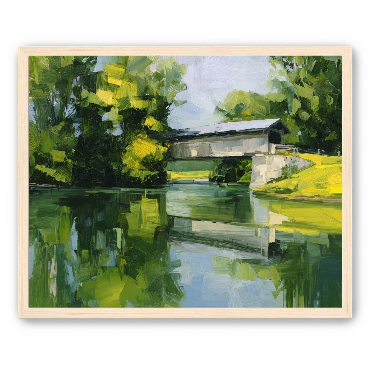 Covered Bridge in Summer