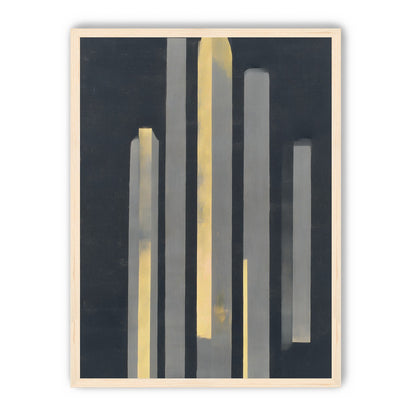 Yellow seeping through gray bars