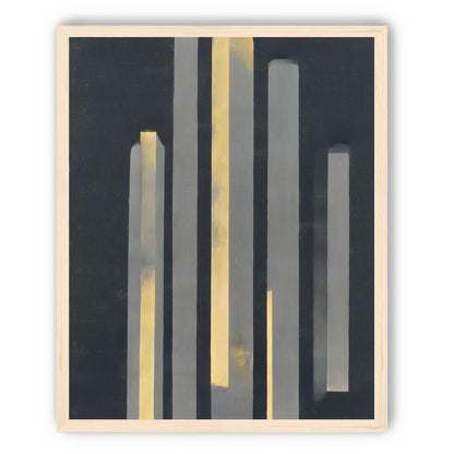 Yellow seeping through gray bars