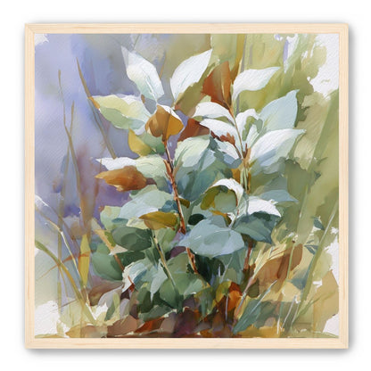 Layered Leaves in Soft Light