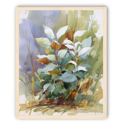 Layered Leaves in Soft Light