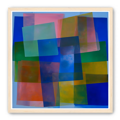 Blue pooling through pink veils