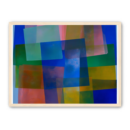 Blue pooling through pink veils