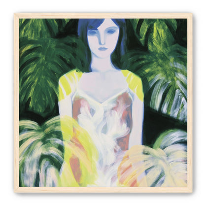 Yellow sleeves in green shade