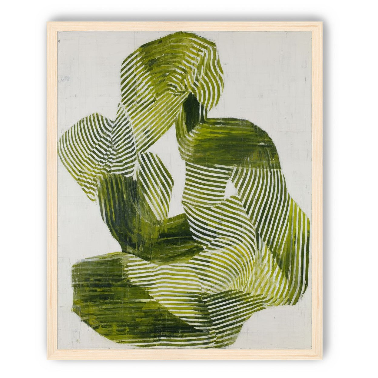 Olive stripes in repose