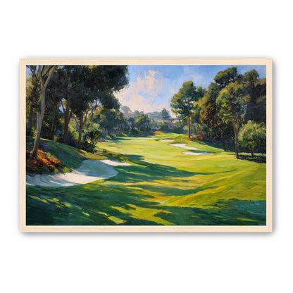 Ocean Haze Over Fairways