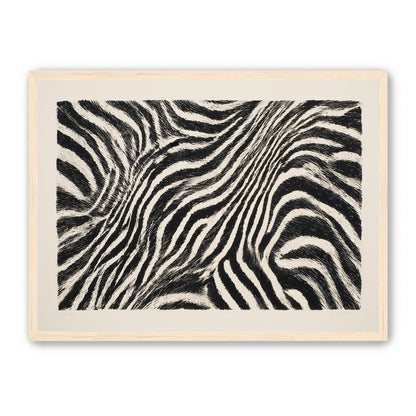 Zebra stripes across the frame