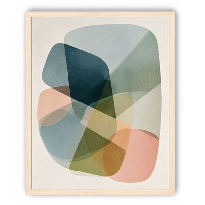 Layered translucent blocks