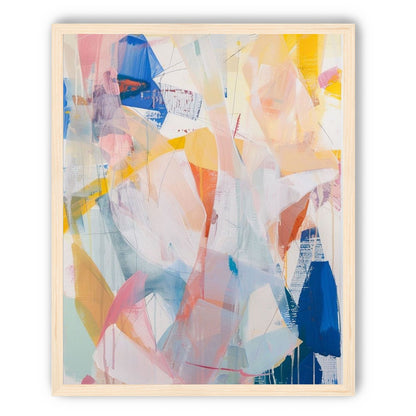 Translucent layers on canvas