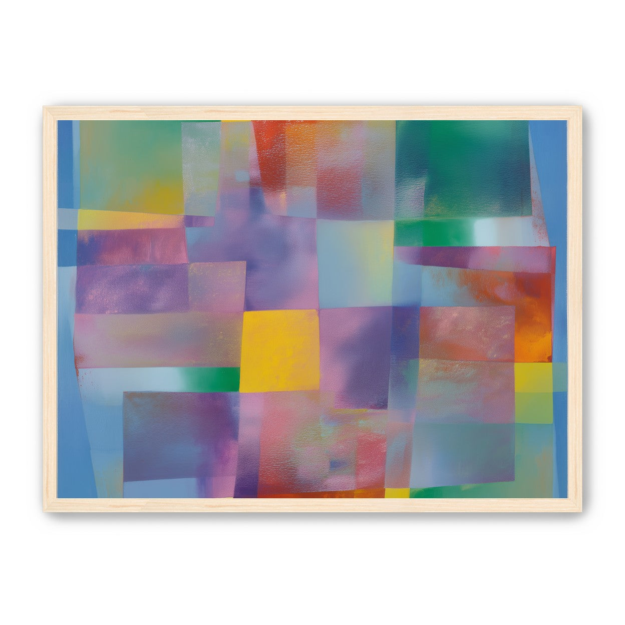 Blue border and drifting blocks