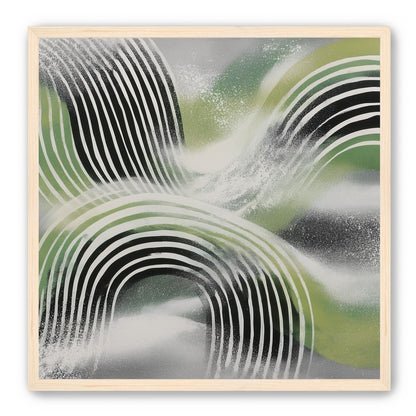 Stripes within the green haze