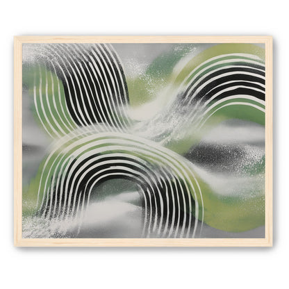Stripes within the green haze