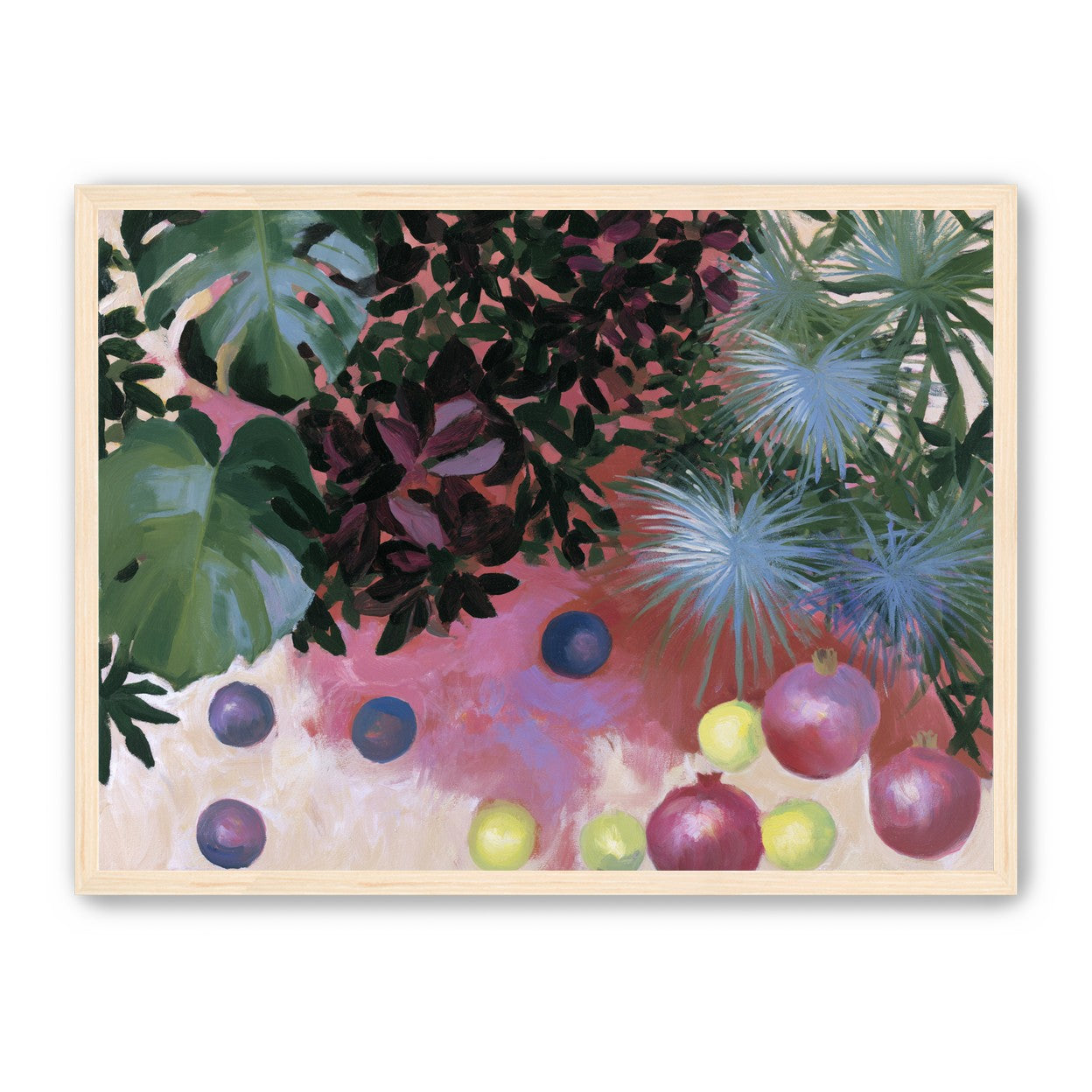 Fruit under heavy leaves