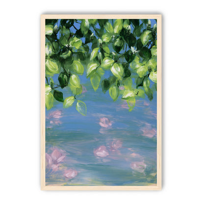 Petals under the leaves