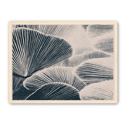 Ink shadows on palm fronds