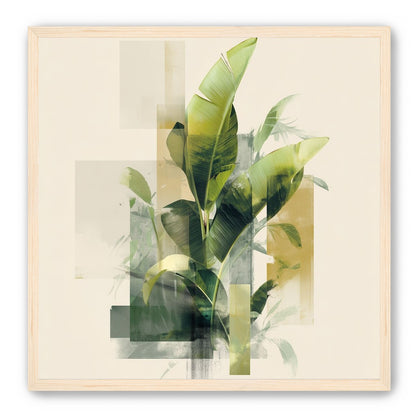 Leaves through quiet panels
