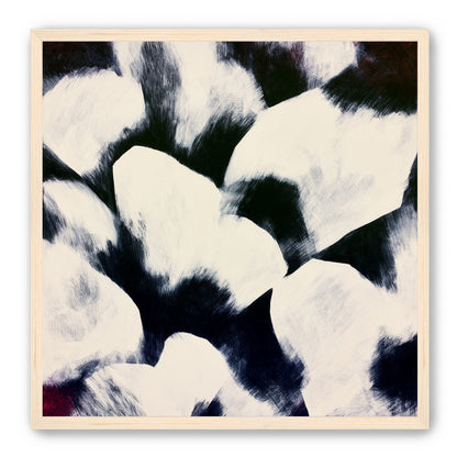 White blocks among dark ground