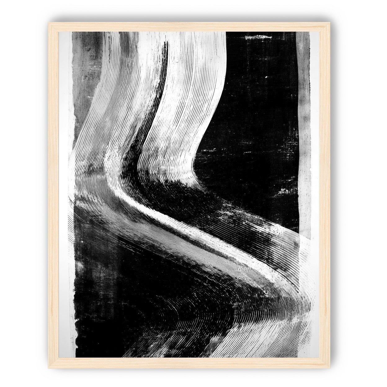 White sweep through black