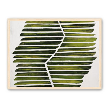Leaf ribs around a white vein