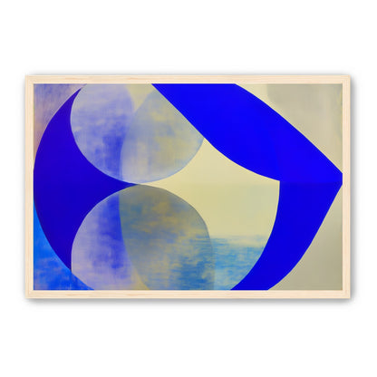 Cobalt loop on beige