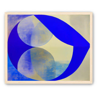 Cobalt loop on beige