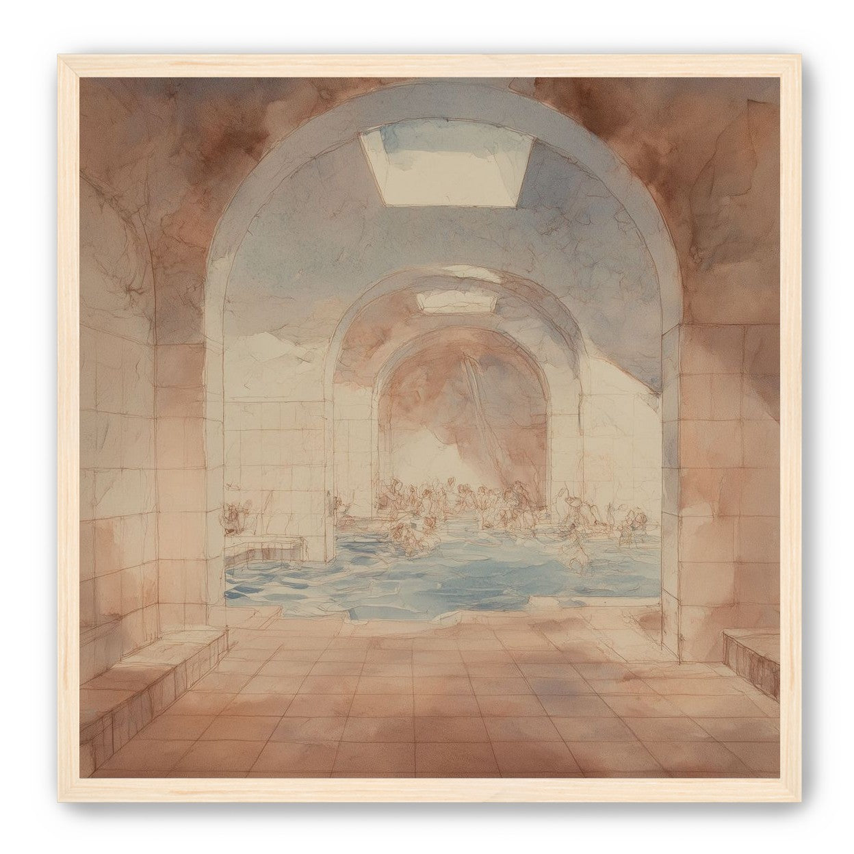 Steam under the arches