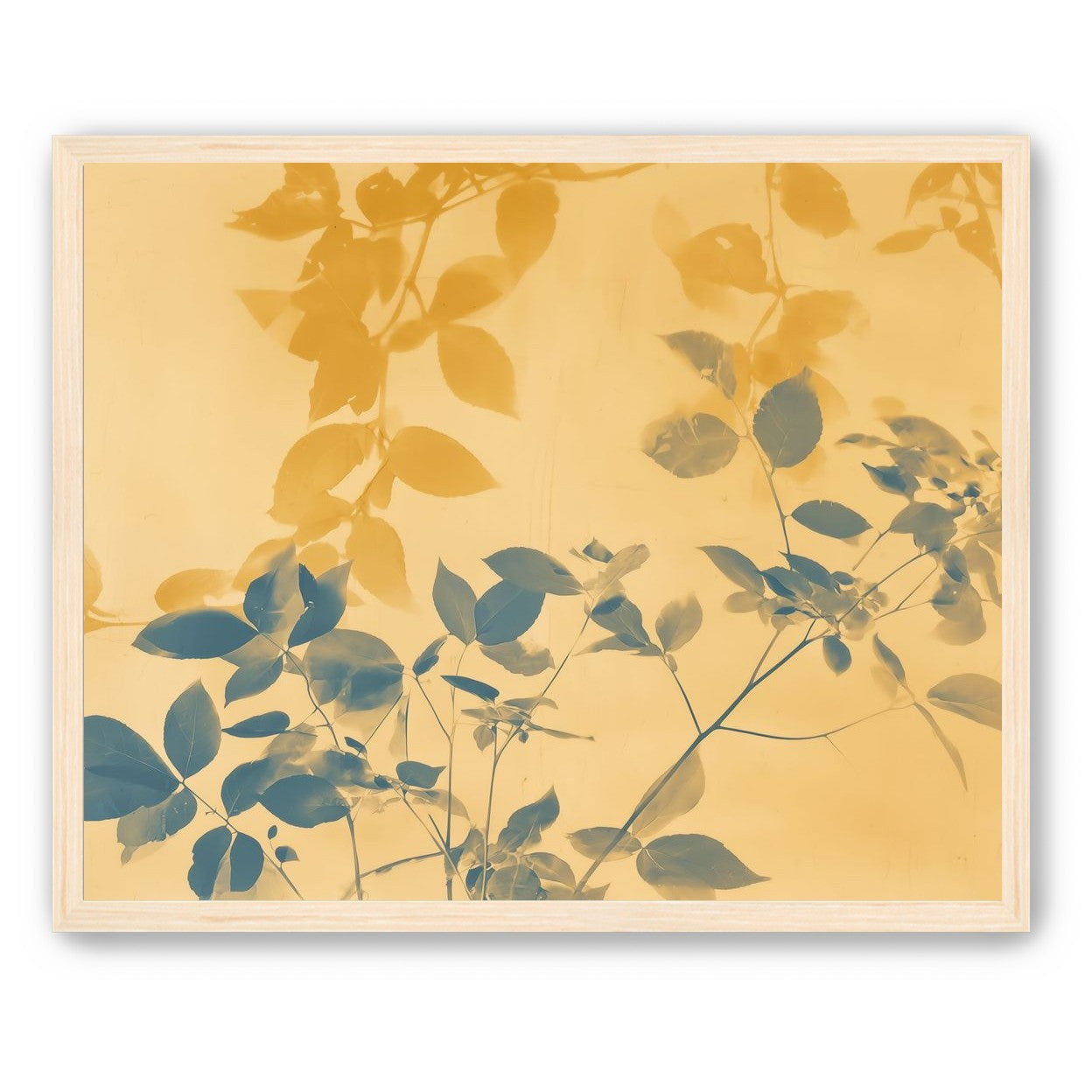 Translucent Film Over Leaves