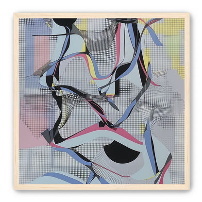 Ribbons snagged in the grid