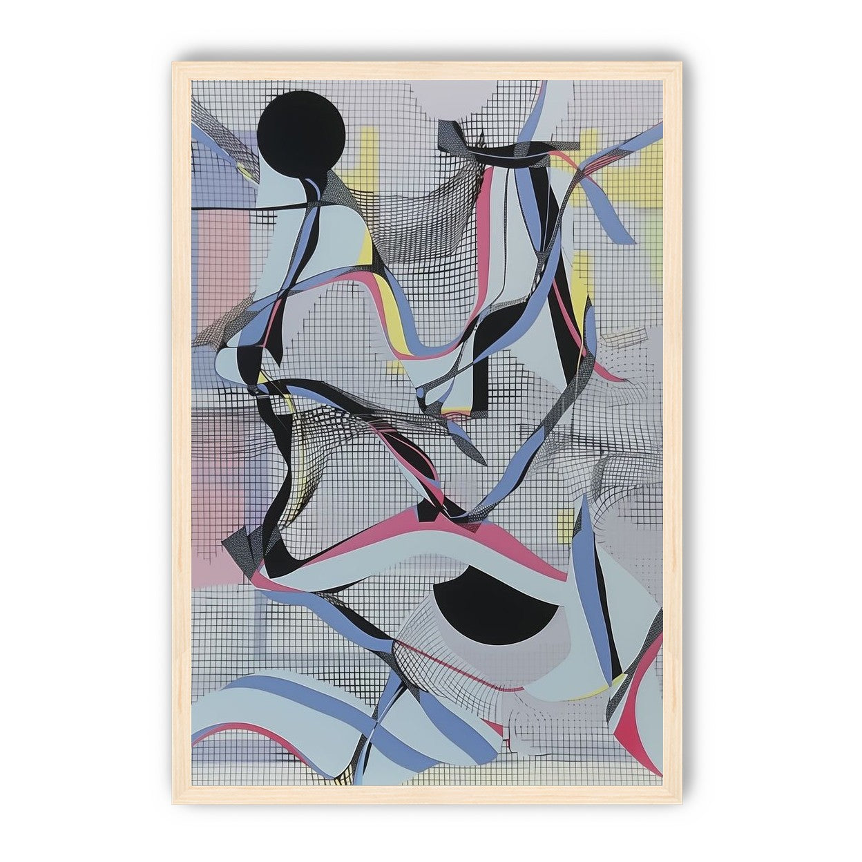 Ribbons snagged in the grid