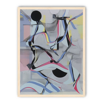 Ribbons snagged in the grid