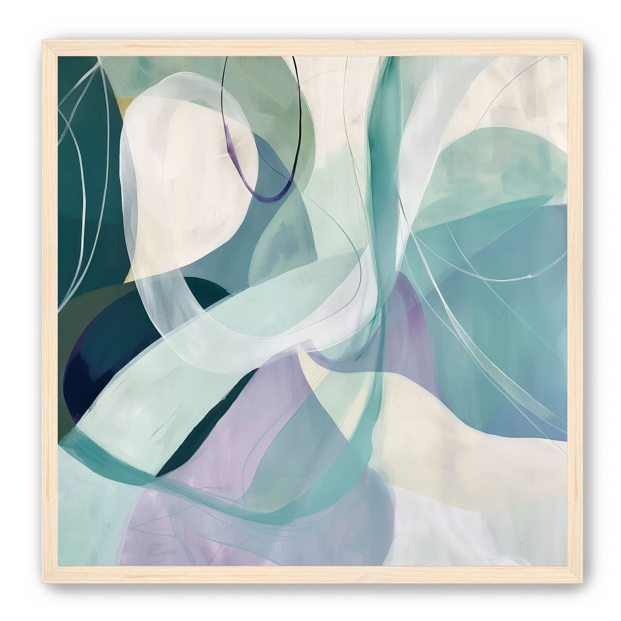 Teal and Lavender Arcs