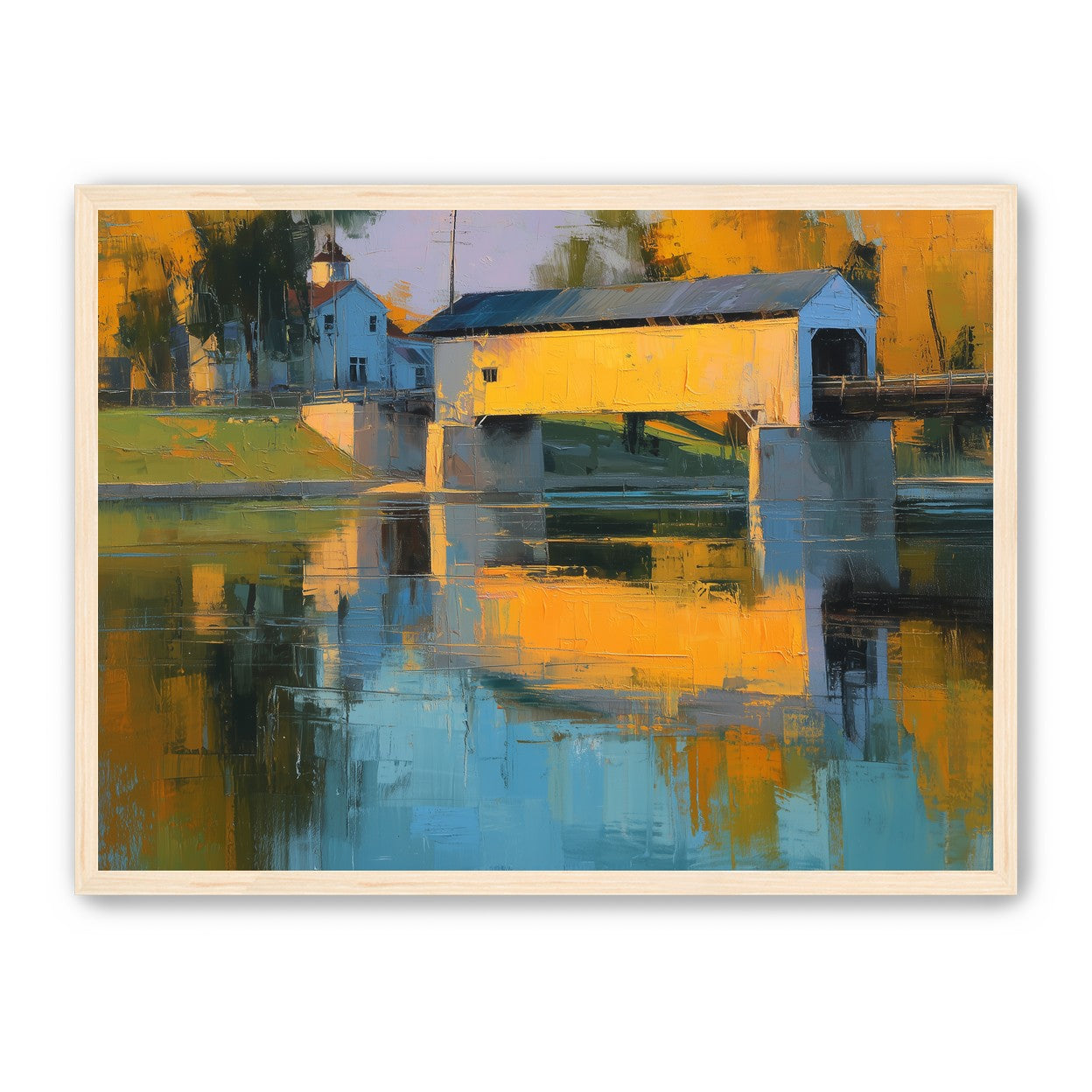 Golden Hour at the Covered Bridge