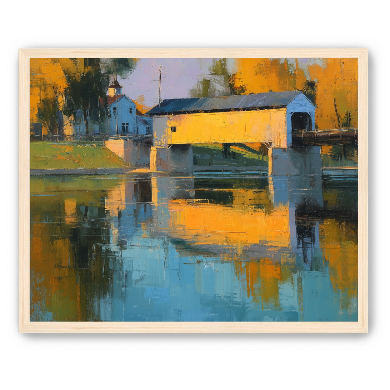 Golden Hour at the Covered Bridge