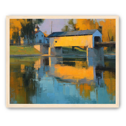 Golden Hour at the Covered Bridge