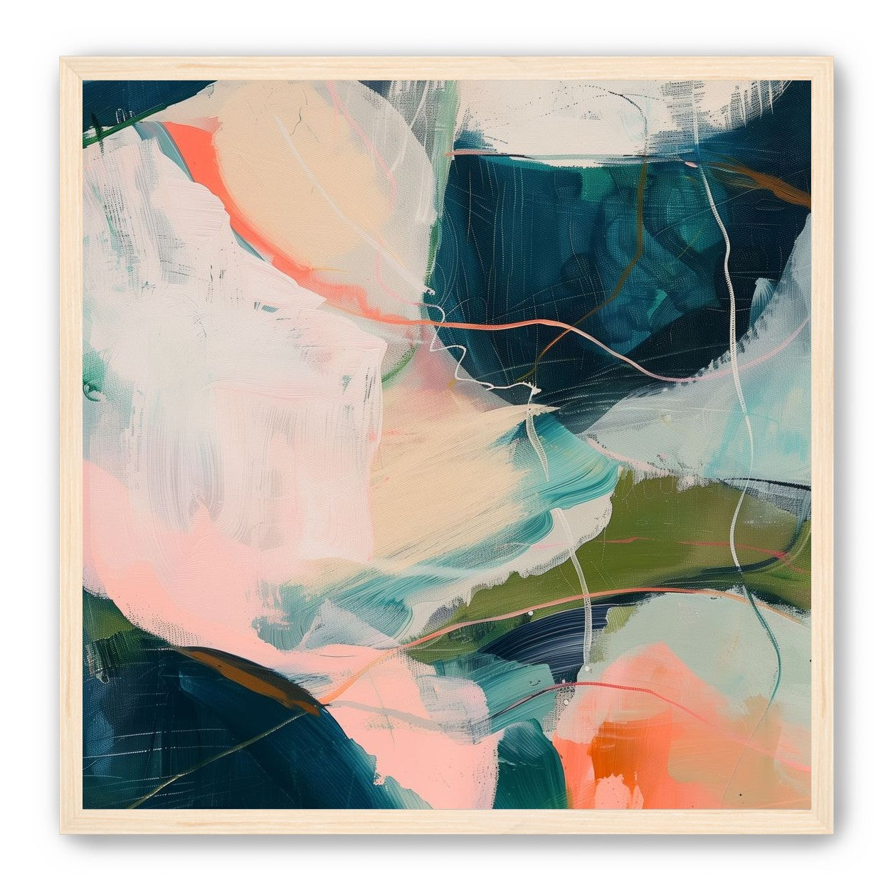 Coral Against the Deep