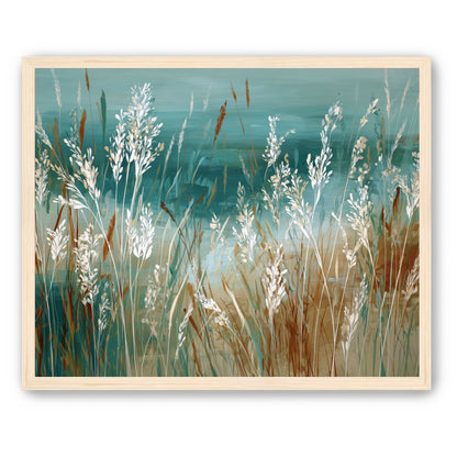 White Meadow Grasses Before Water |