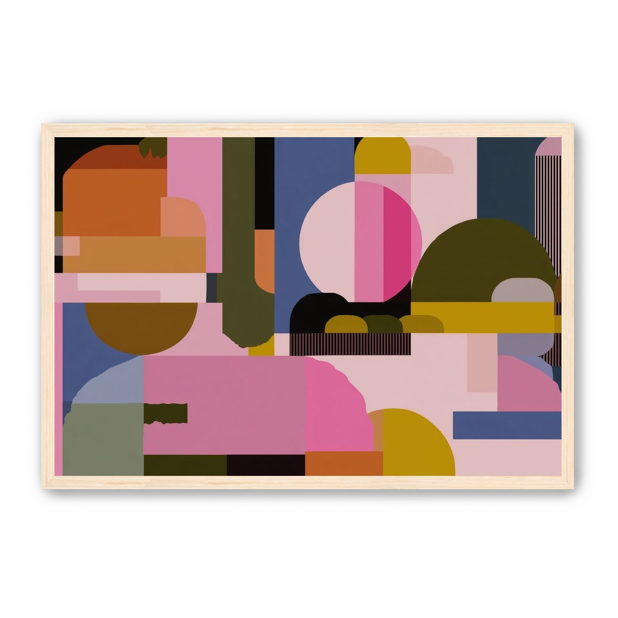 Shapes Jostling for Space 