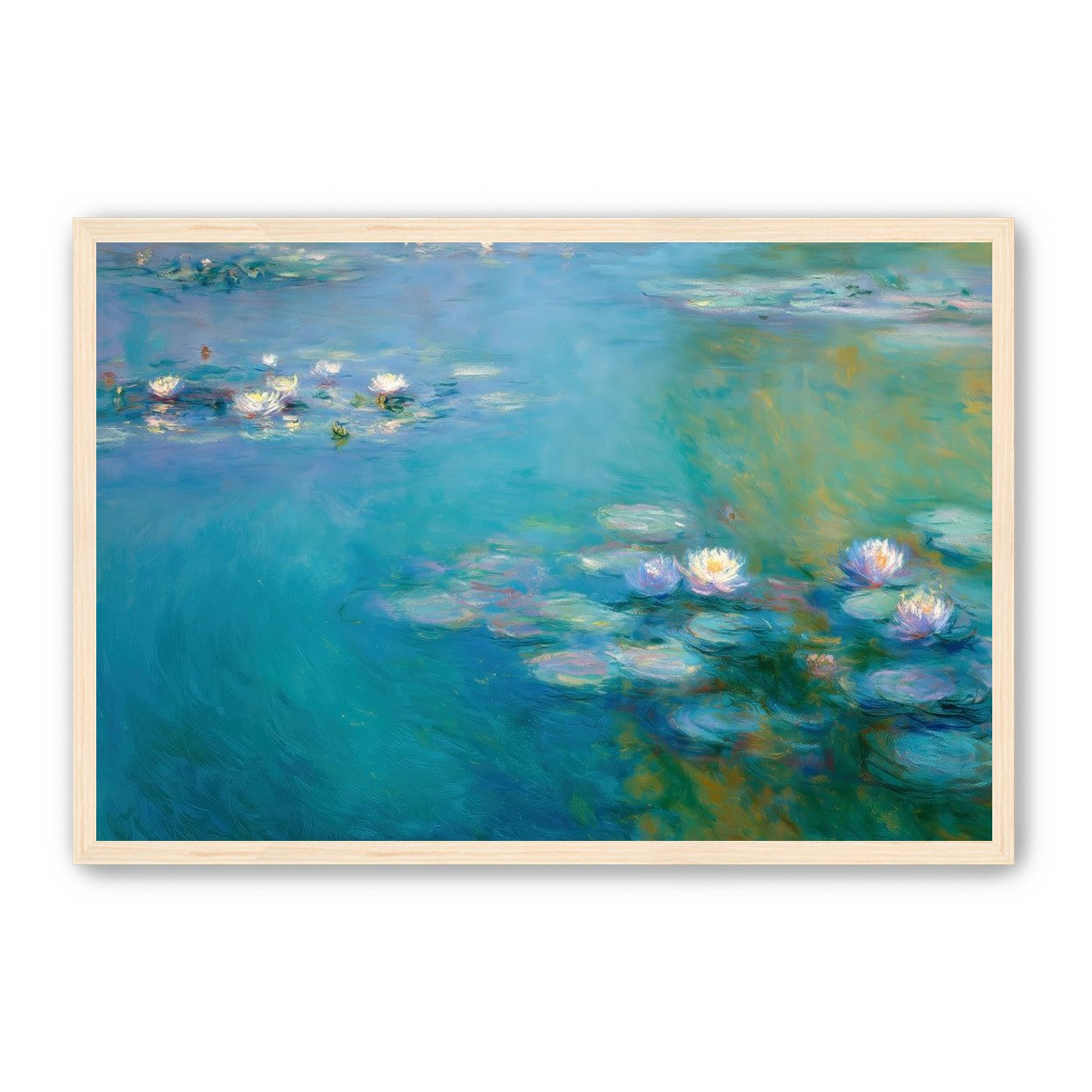 Still Water with Open Blossoms