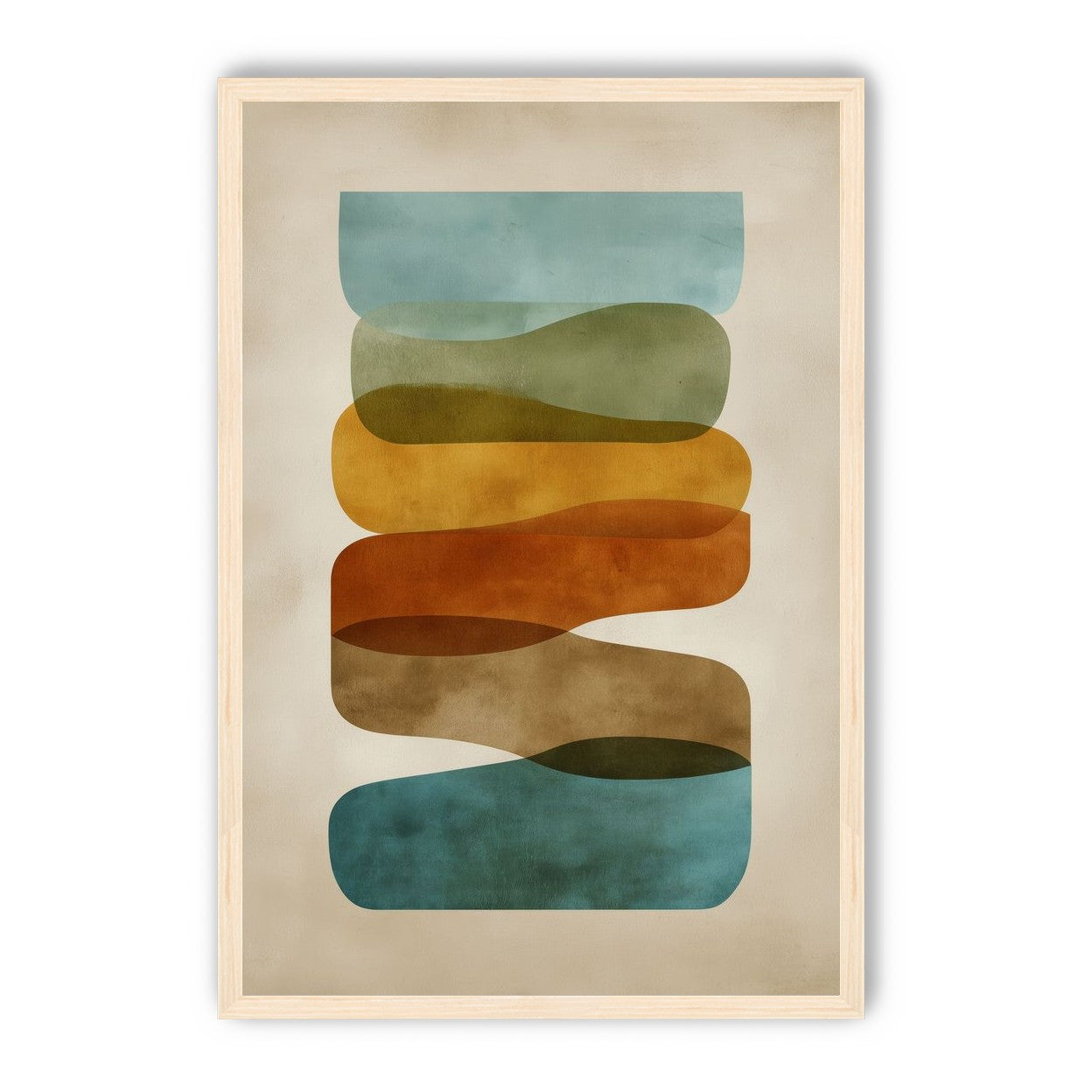 Ribbons of Muted Color
