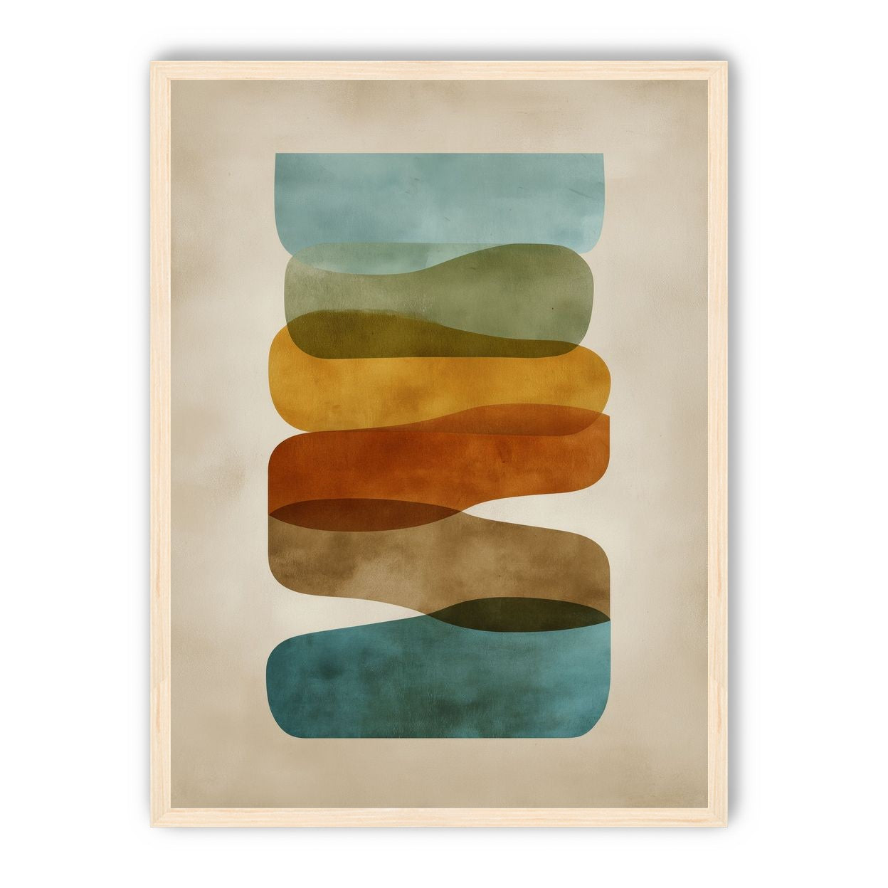 Ribbons of Muted Color