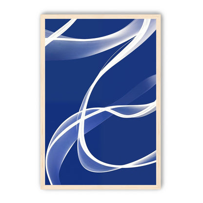 White Stroke on Blue 2