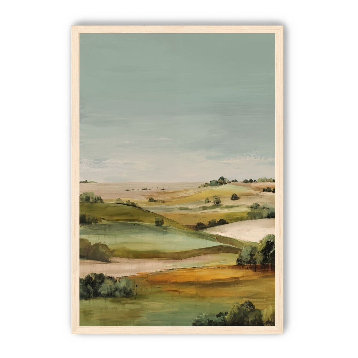 Valley with Rolling Hills