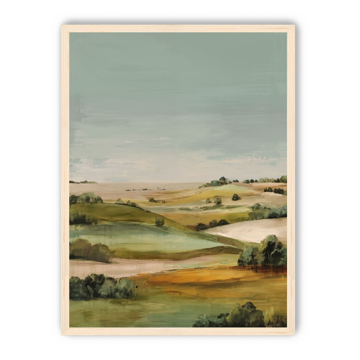 Valley with Rolling Hills