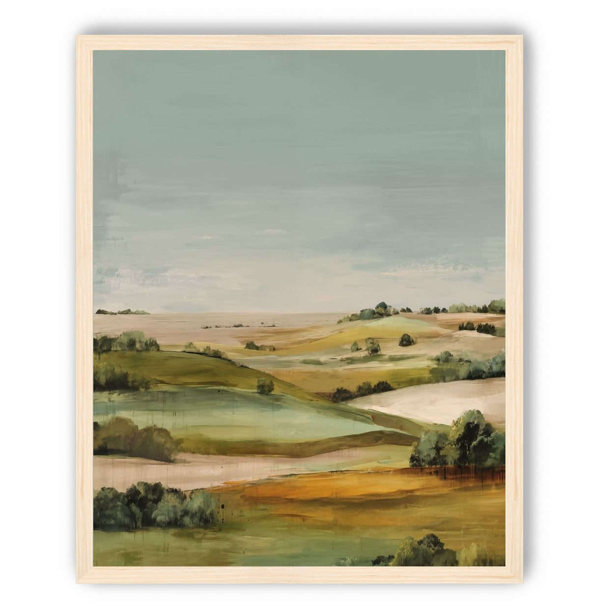 Valley with Rolling Hills