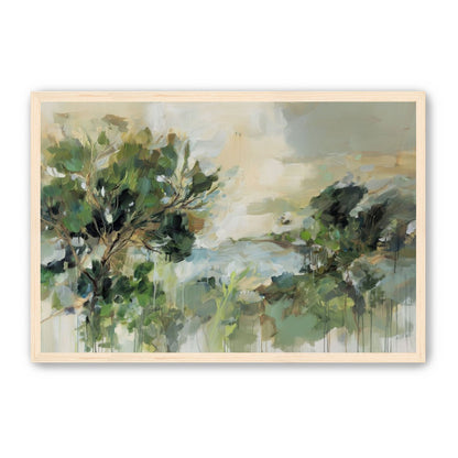 Hillside Trees in Loose Paint