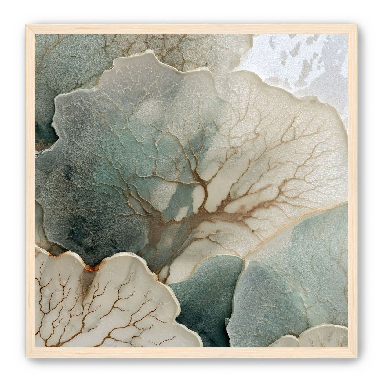 Translucent Leaves with Fine Veins