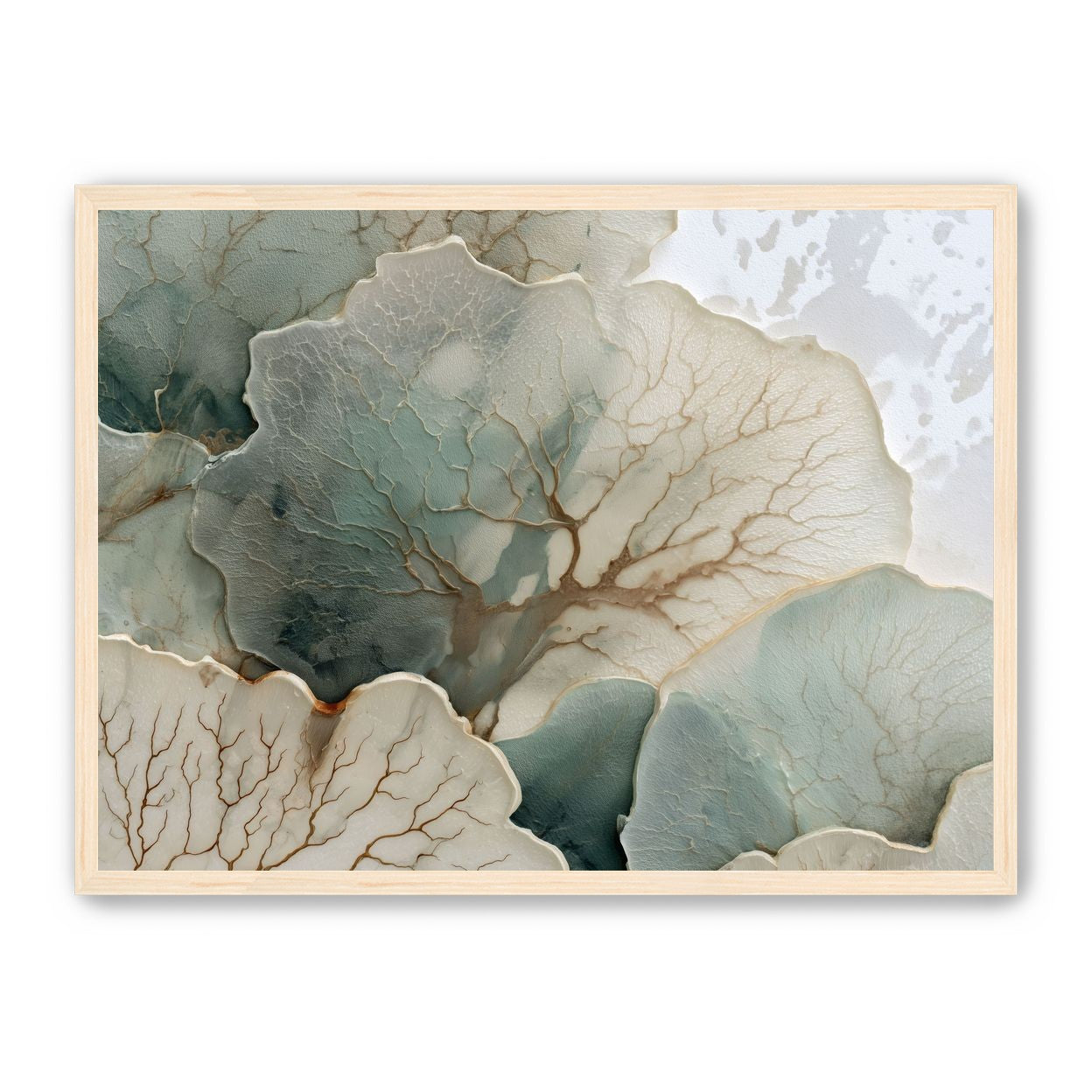 Translucent Leaves with Fine Veins