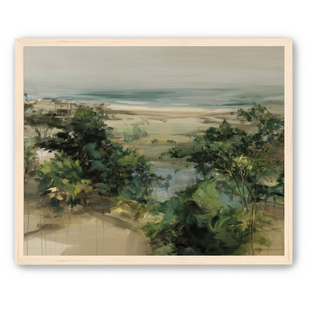 Coastal Dunes with Trees