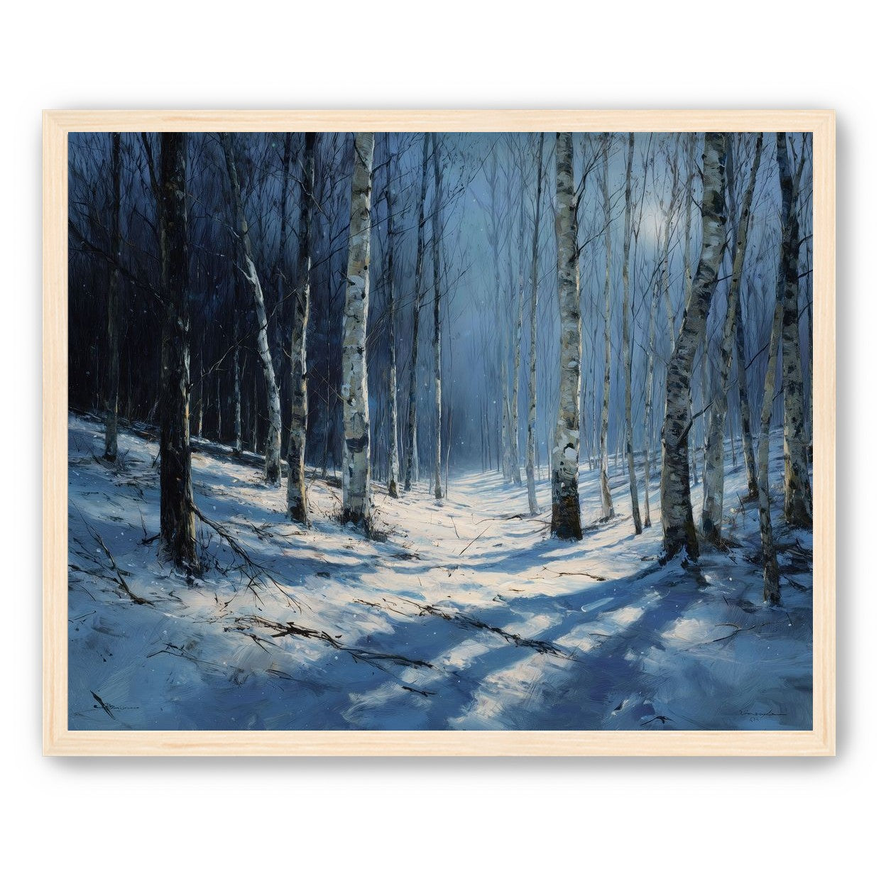 Silence Held in Blue