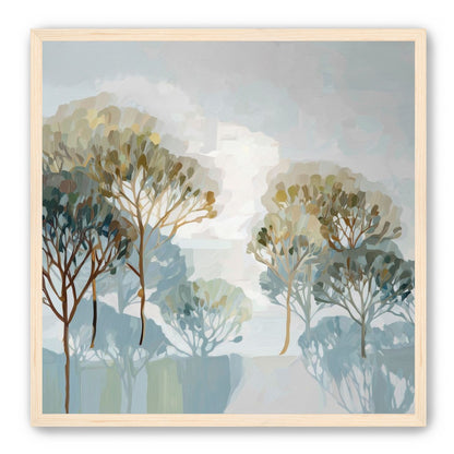 Tree Canopies in Soft Rows